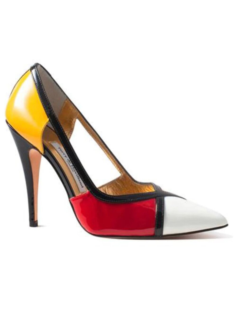 TERRY DE HAVILLAND Mandi Color Block Pump Heels